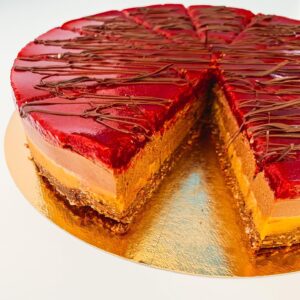 CZEKOLADOWE Z WIŚNIAMI I KARMELEM